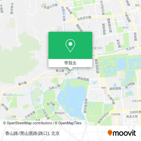 香山路/黑山扈路(路口)地图