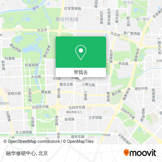 融华修锁中心地图