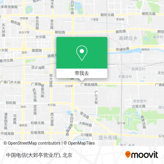 中国电信(大郊亭营业厅)地图