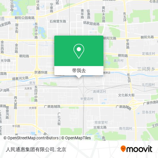 人民通惠集团有限公司地图