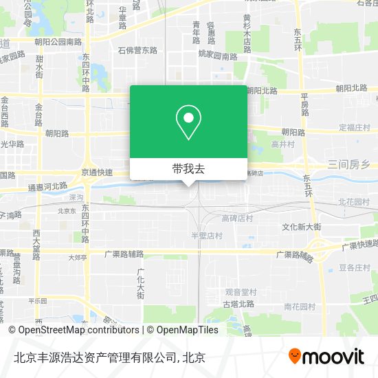 北京丰源浩达资产管理有限公司地图