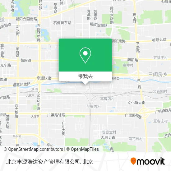 北京丰源浩达资产管理有限公司地图