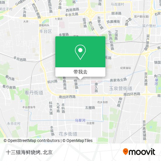 十三猫海鲜烧烤地图