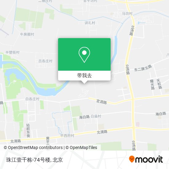 珠江壹千栋-74号楼地图