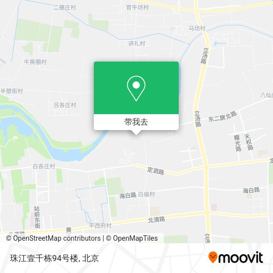 珠江壹千栋94号楼地图