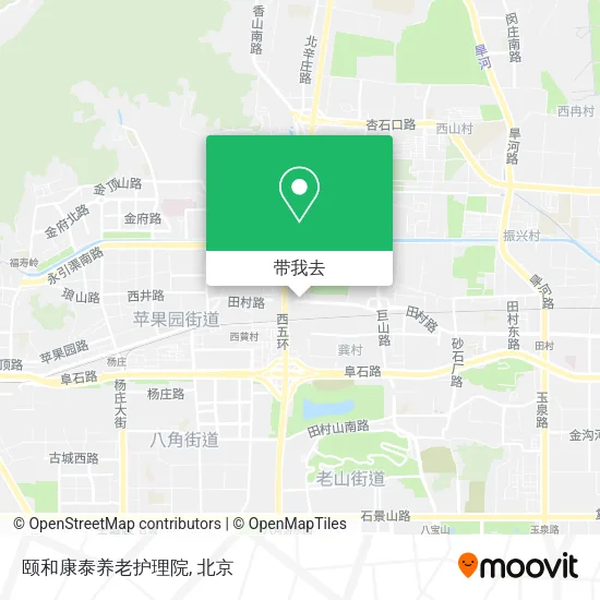 颐和康泰养老护理院地图