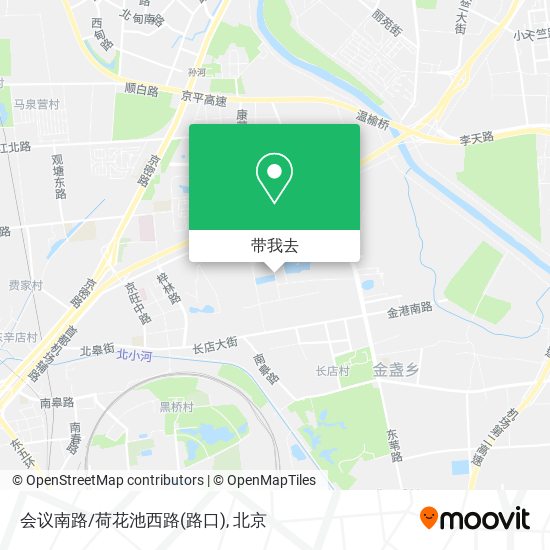 会议南路/荷花池西路(路口)地图