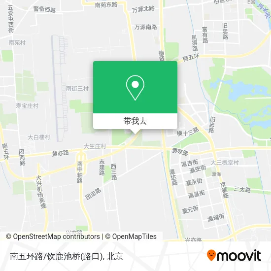 南五环路/饮鹿池桥(路口)地图