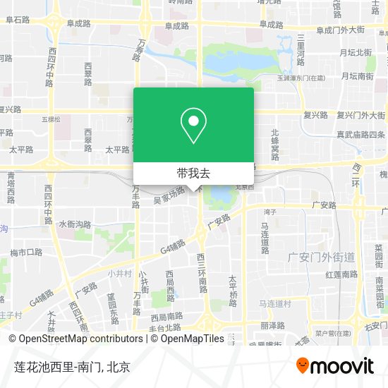 莲花池西里-南门地图