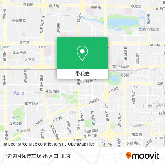 澐澐国际停车场-出入口地图