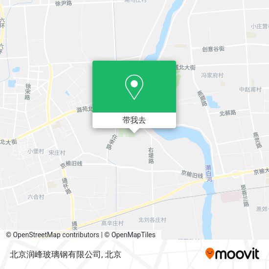 北京润峰玻璃钢有限公司地图