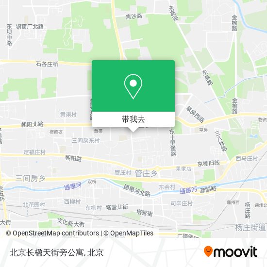 北京长楹天街旁公寓地图