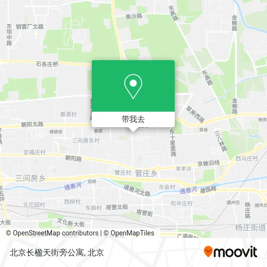 北京长楹天街旁公寓地图