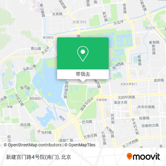 新建宫门路4号院(南门)地图
