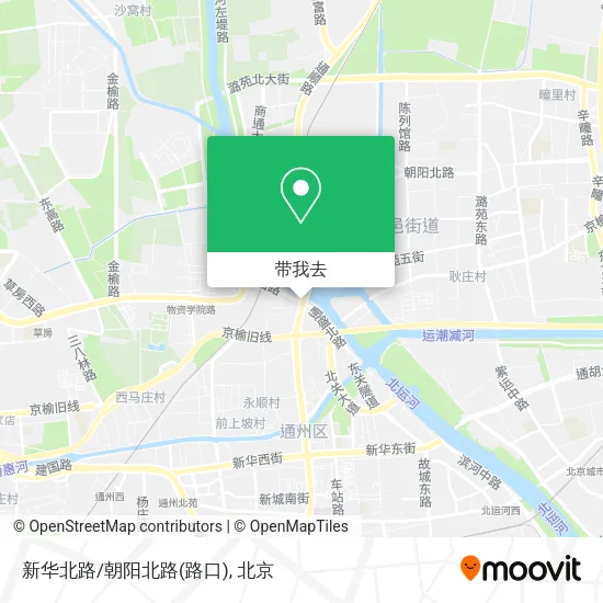 新华北路/朝阳北路(路口)地图