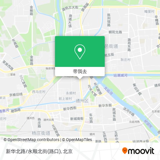 新华北路/永顺北街(路口)地图