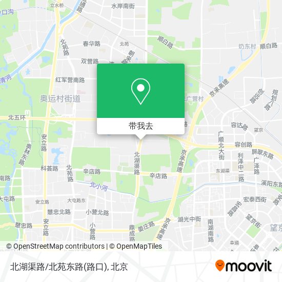 北湖渠路/北苑东路(路口)地图