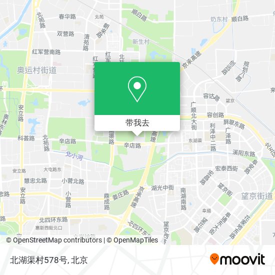 北湖渠村578号地图