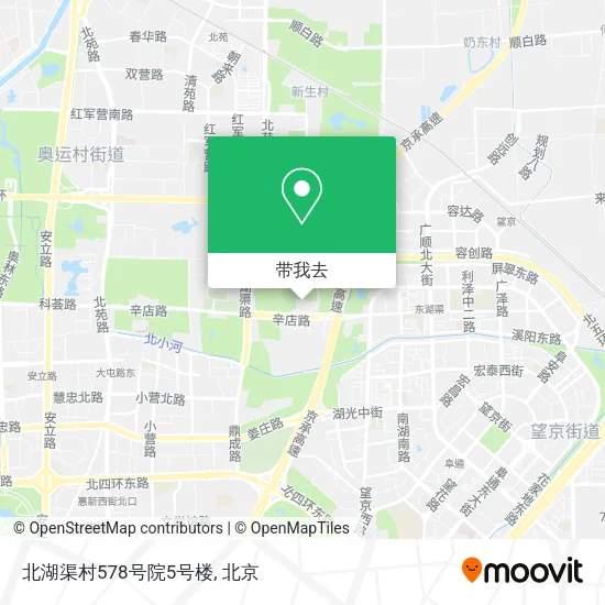 北湖渠村578号院5号楼地图