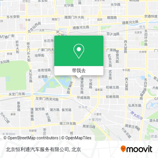 北京恒利通汽车服务有限公司地图