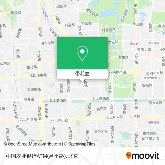 中国农业银行ATM(昌平路)地图