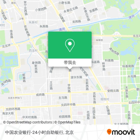 中国农业银行-24小时自助银行地图