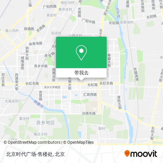 北京时代广场-售楼处地图