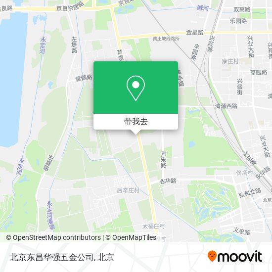 北京东昌华强五金公司地图