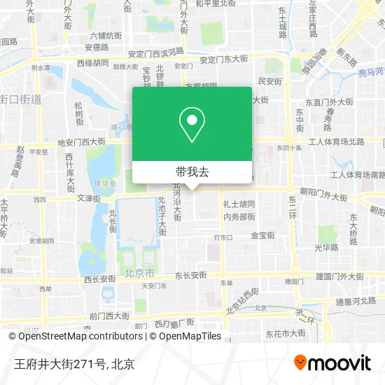 王府井大街271号地图