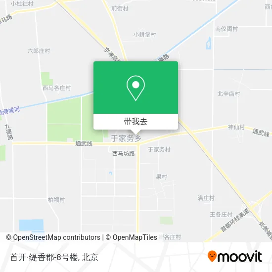 首开·缇香郡-8号楼地图
