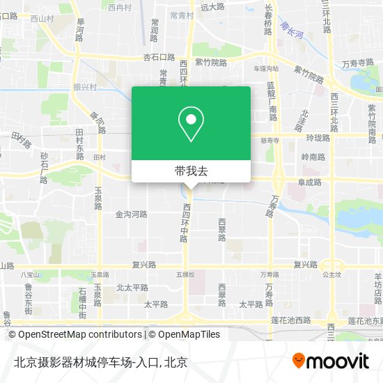 北京摄影器材城停车场-入口地图