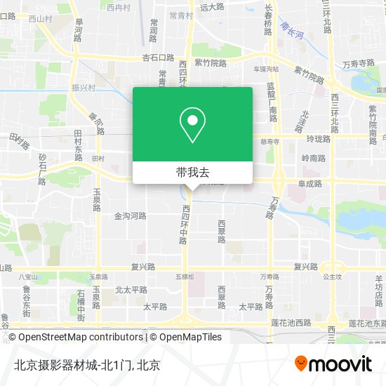 北京摄影器材城-北1门地图