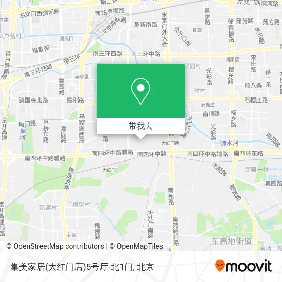集美家居(大红门店)5号厅-北1门地图