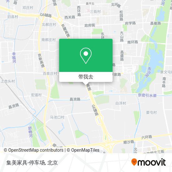 集美家具-停车场地图