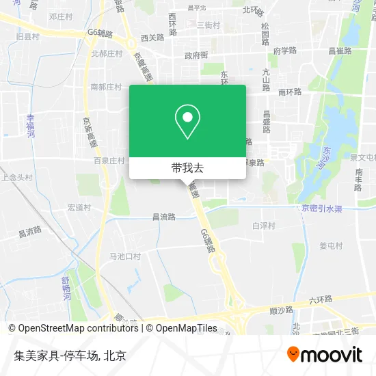 集美家具-停车场地图