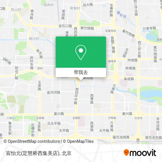 宸怡元(定慧桥西集美店)地图