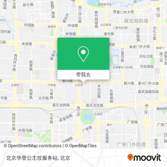 北京华誉公主坟服务站地图