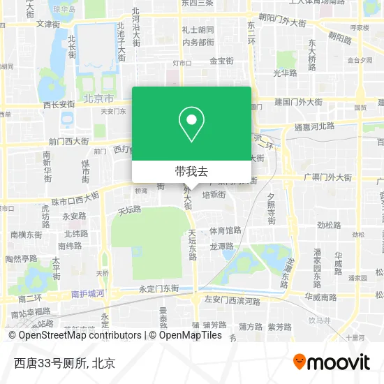 西唐33号厕所地图