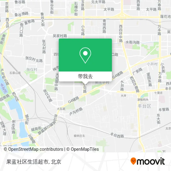 果蓝社区生活超市地图