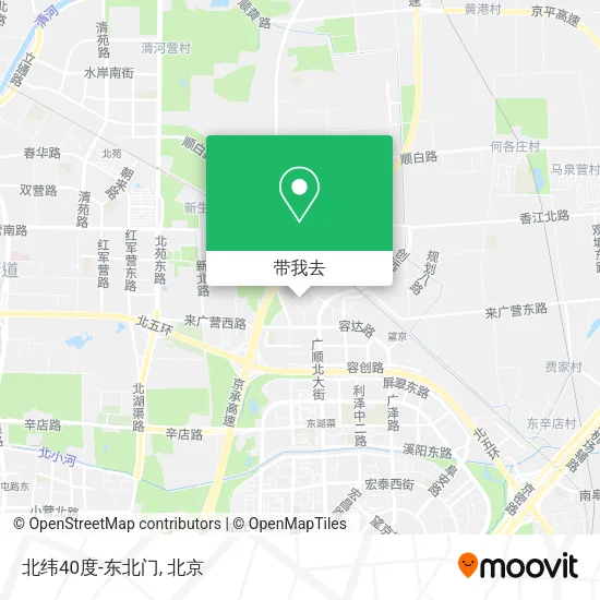 北纬40度-东北门地图