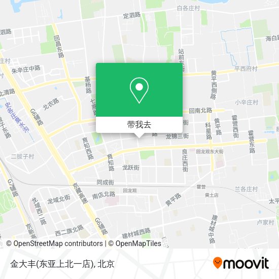 金大丰(东亚上北一店)地图