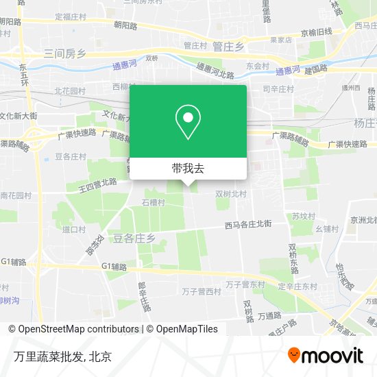 万里蔬菜批发地图