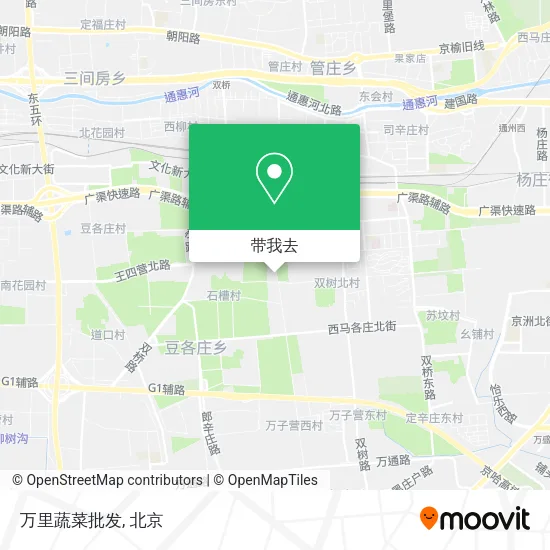 万里蔬菜批发地图