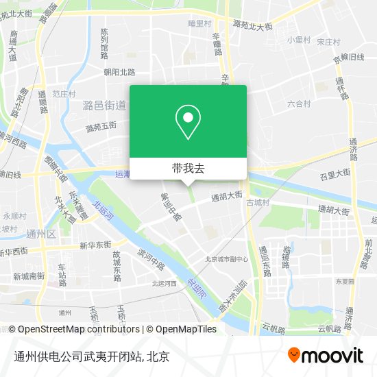 通州供电公司武夷开闭站地图