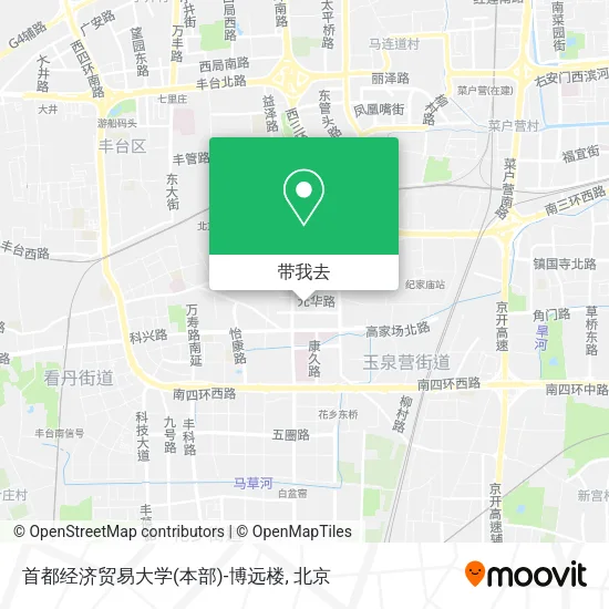 首都经济贸易大学(本部)-博远楼地图