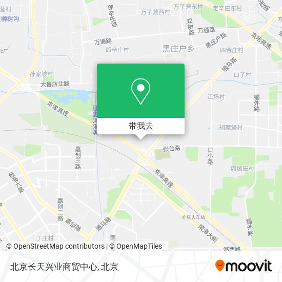 北京长天兴业商贸中心地图