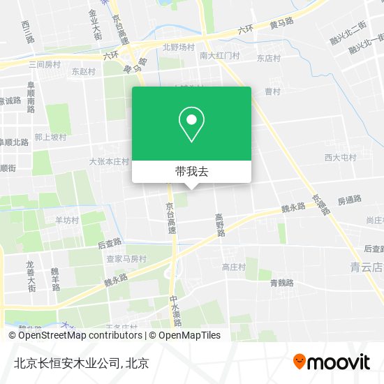 北京长恒安木业公司地图