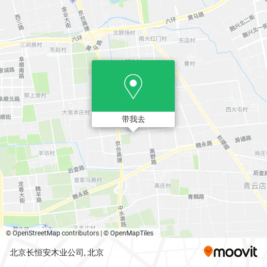 北京长恒安木业公司地图