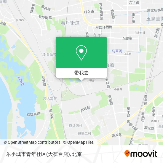 乐乎城市青年社区(大葆台店)地图