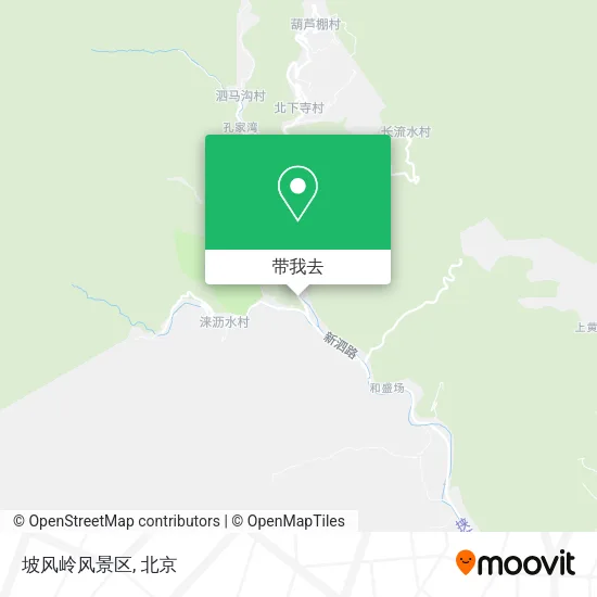 坡风岭风景区地图